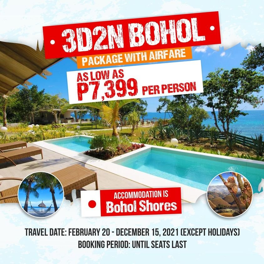 3D2N BOHOL PACKAGE w/ AIRFARE PROMO Trip Professionals Travel and Tours